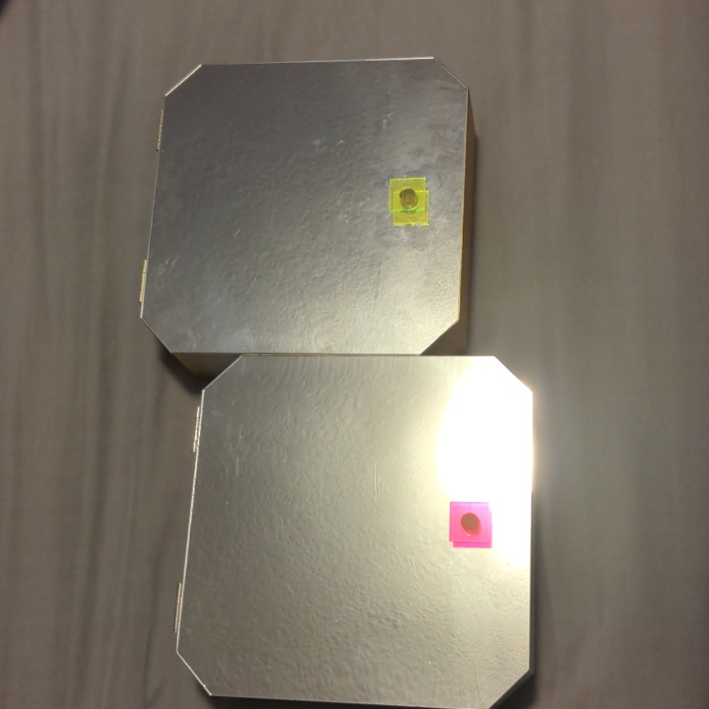 Drunk elephant shelf boxes